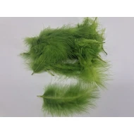 VEREN MARABOU GROOT ZACHTGROEN +/-10GR