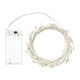LIGHTING ON BATTERIES INDOOR SILVER WIRE STRING 60L/120CM LED WARM WHITE  2XAA (BATTERIES NOT INCLUDED)