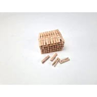 CLOTHESPINS 35MM WOOD 100PCS