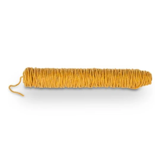CORDELETTE DE LAINE +/-55M JAUNE