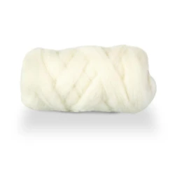 WOOL RIBBON +/-10M WHITE