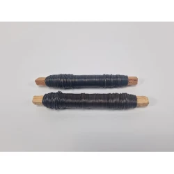 BINDING WIRE BLUE ANNEALED ON WOODEN PEG 0.60MM 45M 100GR 2PCS HOBBY