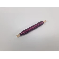 BINDING WIRE BORDEAUX ON WOODEN PEG 0.50MM 50M 100GR HOBBY