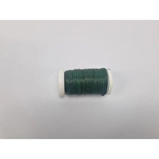 WIKKELDRAAD GROENGELAKT OP SPOEL 0.35MM 100GR HOBBY