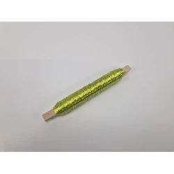 BINDING WIRE LIME GREEN ON WOODEN PEG 0.50MM 50M 100GR HOBBY