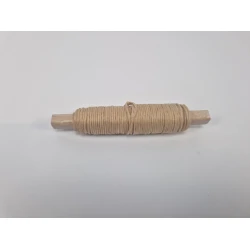 BINDING WIRE PAPER NATURAL ON WOODEN PEG 0.80MM 22M HOBBY