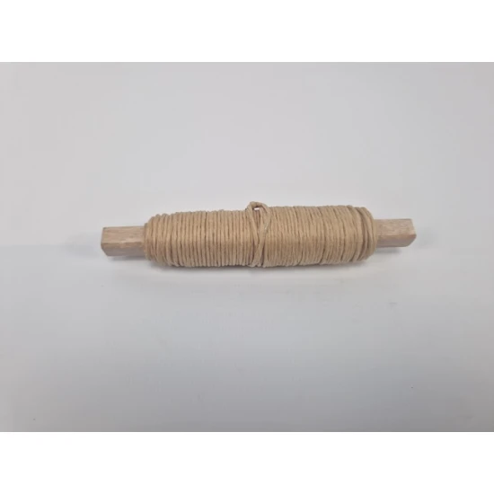 WIKKELDRAAD PAPIER NATUREL OP STOK 0.80MM 22M HOBBY