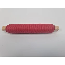 BINDING WIRE PAPER RED ON WOODEN PEG 0.80MM 22M HOBBY