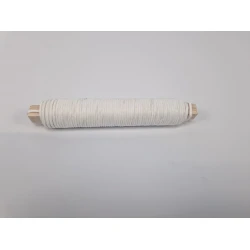 BINDING WIRE PAPER WHITE ON WOODEN PEG 0.80MM 22M HOBBY
