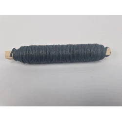 BINDING WIRE PAPER BLACK ON WOODEN PEG 0.80MM 22M HOBBY