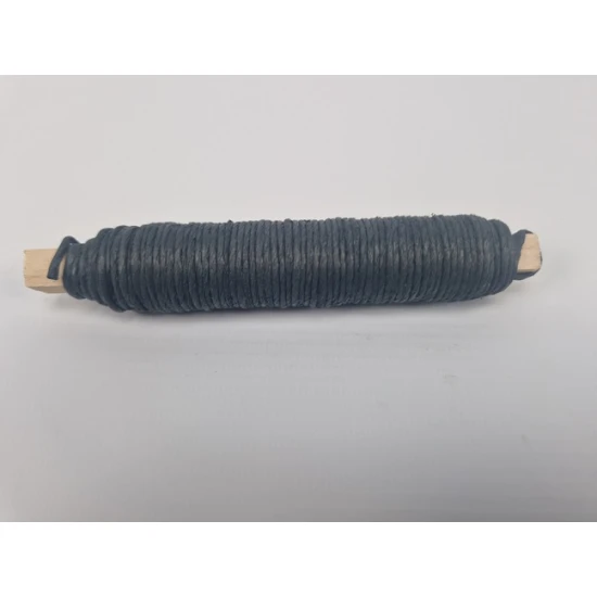 WIKKELDRAAD PAPIER ZWART OP STOK 0.80MM 22M HOBBY