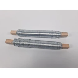 BINDING WIRE GALVANISED ON WOODEN PEG 0.70MM 33M 100GR 2PCS HOBBY