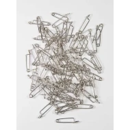 CORSAGE PINS SILVER 0.80MM 22MM 100PCS