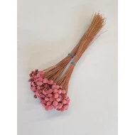 BOTAO BRANCO ROSE +/-100GR BOPP/kraft emballage hobby