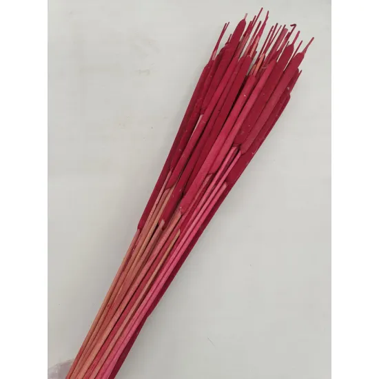 TYPHA LARGE RED +/- 50PCS BOPP/kraft