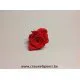 PRESERVED ROSE (LARGE OPEN) +/-6.5CM RED 4PCS