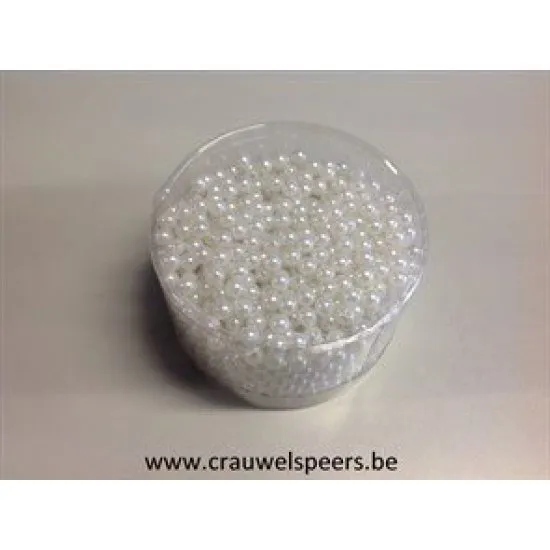 PERLES 8MM BLANC 300GR +/-1200PCS
