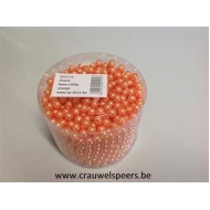 PEARLS 8MM ORANGE 300GR +/-1200PCS