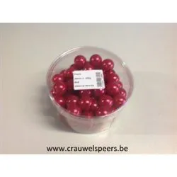 PEARLS 20MM RED +/-72PCS