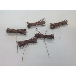 BUNDLE BRCH TWIGS NATURAL ON WIRE 20PCS