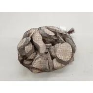 TRANCHES DE BOIS OVALE PETITES WHITE WASH +/-1KG