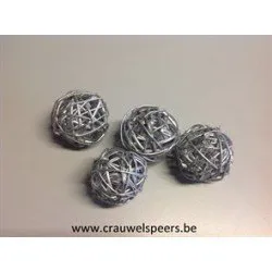 LATA BAL (BRANCH BAL) 10CM ARGENT 8PCS