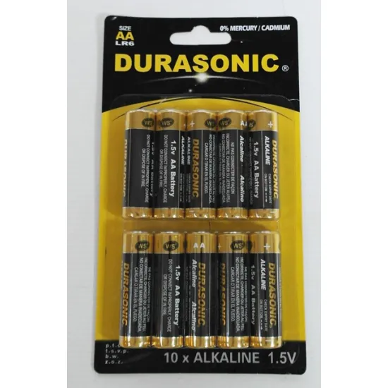 AA ALCALINE BATTERIE  10PCS