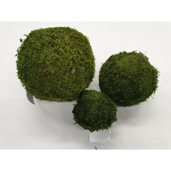 BOULE MOUSSE VERT SATBILISEE 15CM