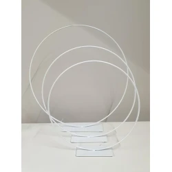 FRAME RING ON BASE 30CM WHITE