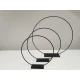 FRAME RING OP VOET 30CM ZWART