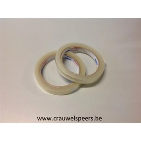 KLEEFBAND (TAPE) DOORSCHIJNEND 66MX12MM 12ST