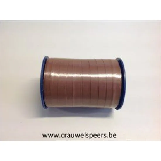 CURLY RIBBON 10MM 250M BROWN