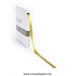 RIBBON BEL SATIN 100MX10MM GOLD