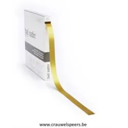 RIBBON BEL SATIN 100MX15MM GOLD