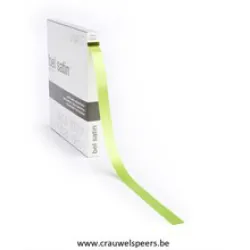 RIBBON BEL SATIN 100MX15MM SPRING GREEN
