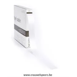 RIBBON BEL SATIN 100MX25MM WHITE