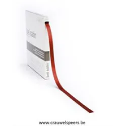 RIBBON BEL SATIN 100MX10MM RED