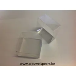 PLASTIC BOX (BOTTOM + COVER) 80x80x40x40MM