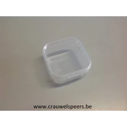 PLASTIC POT (BOTTOM + COVER) 150ML