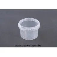 PLASTIC POT ROUND (BOTTOM + COVER) 565ML