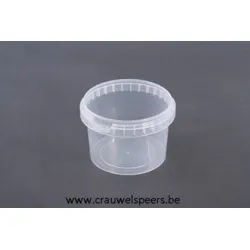 PLASTIC POT ROUND (BOTTOM + COVER) 565ML