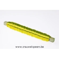 BINDING WIRE LIME GREEN ON WOODEN PEG 0.50MM 50M 100GR
