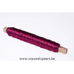 BINDING WIRE PINK ON WOODEN PEG 0.50MM 50M 100GR