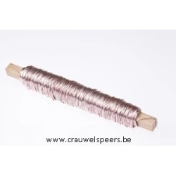 BINDING WIRE ROSE ON WOODEN PEG 0.50MM 50M 100GR HOBBY