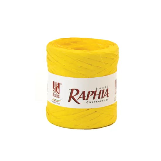 RAFFIA GEEL 200M